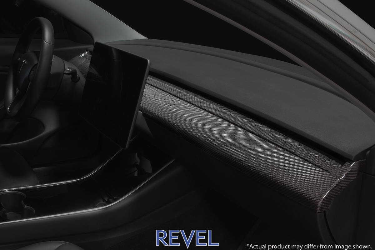 Revel GT Dry Carbon Front Panel for 16-19 Tesla Model 3 - Revel USA
