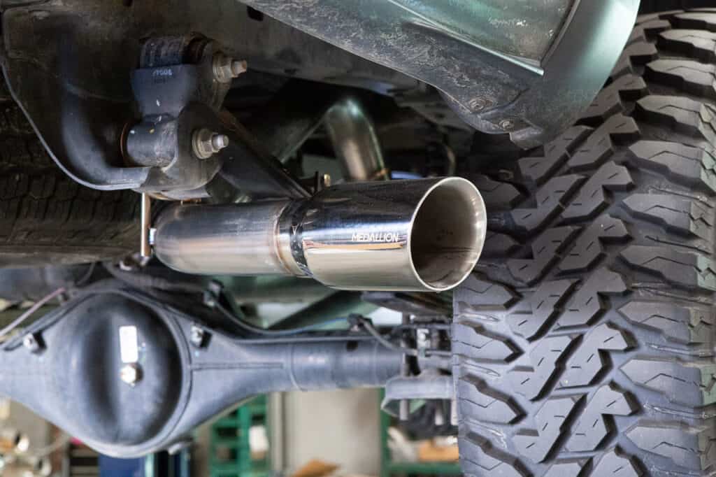 Tacoma Trail Hart Overland exhaust tip